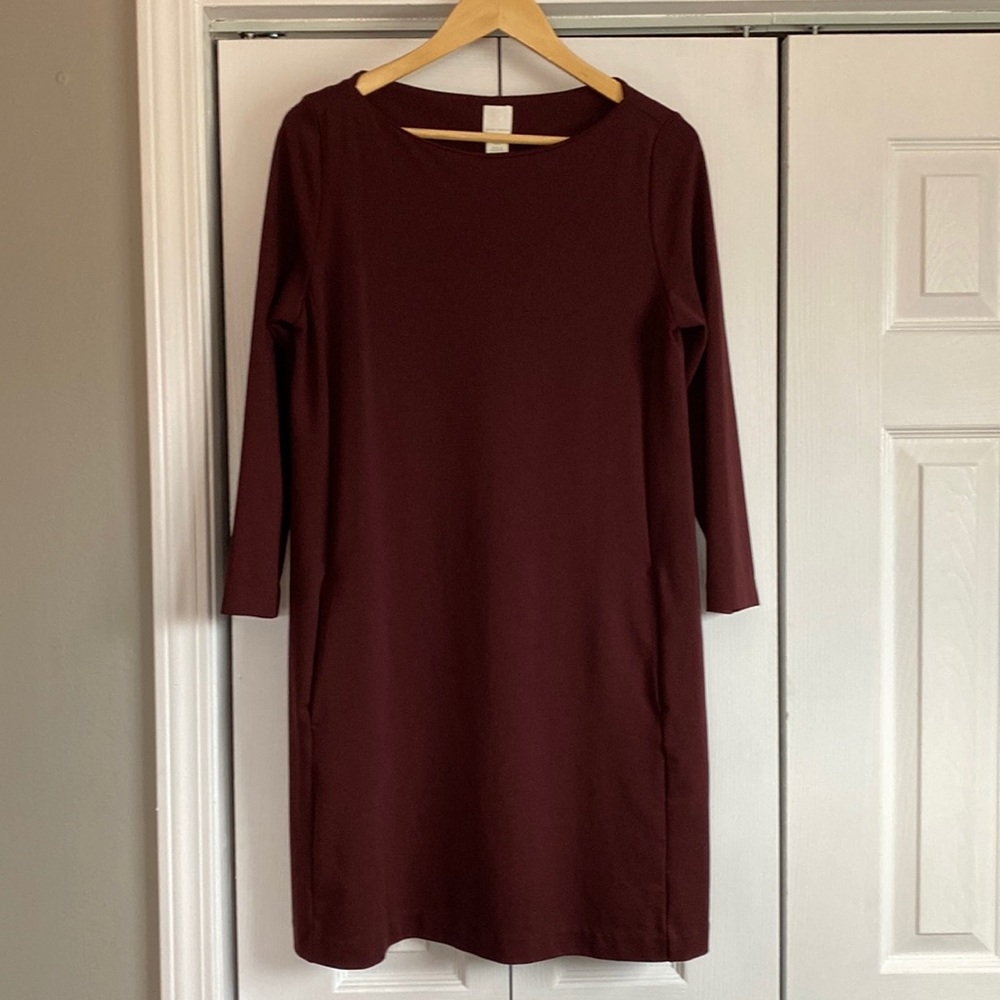 H&M Maroon Basics Dress size Medium
